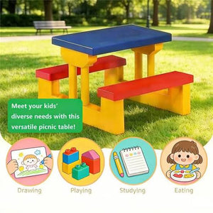 Vyza Home HOMASIS Kids Picnic Table Set